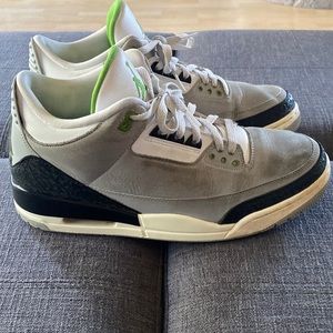 AIR JORDAN 3 LCHLOROPHYLL” SIZE 12 - Good/Used Condition